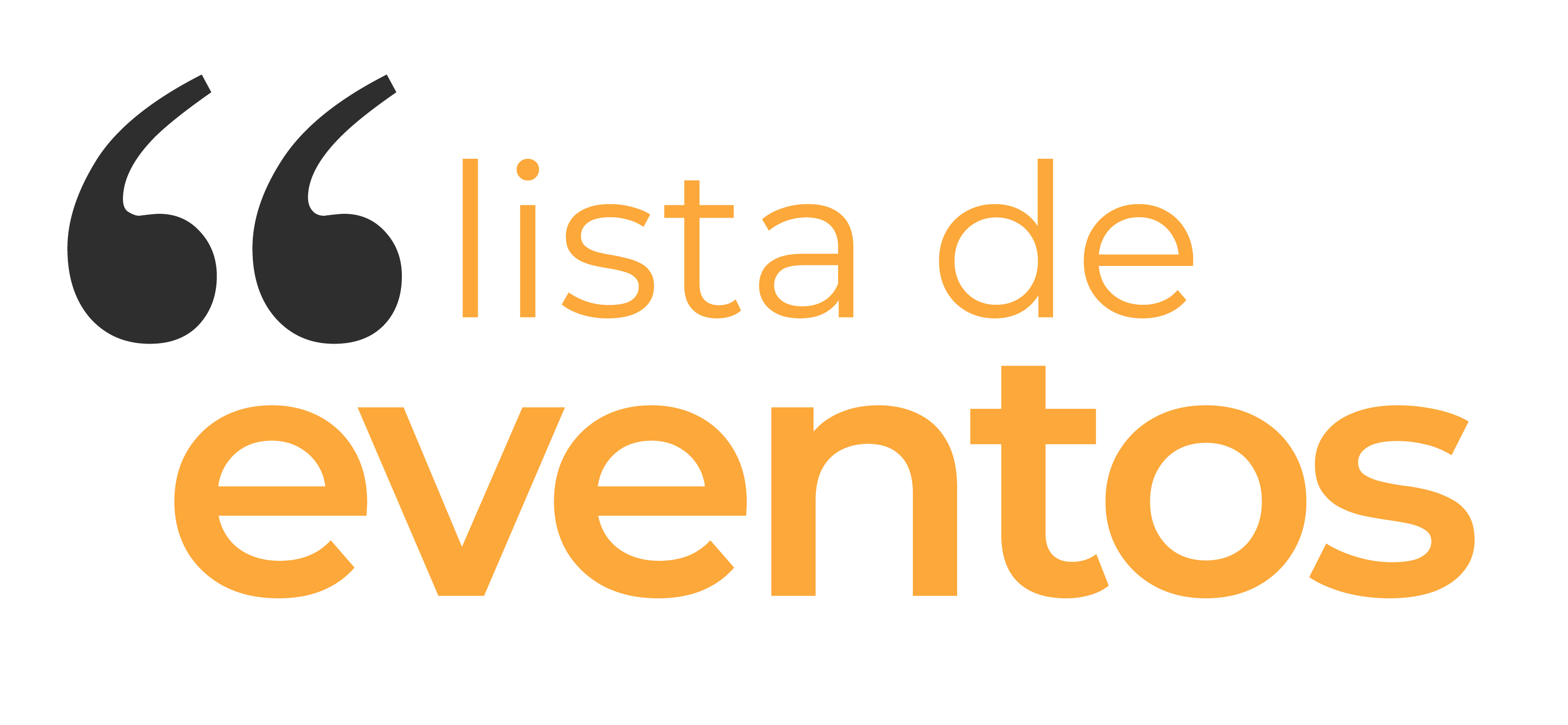 Lista de Eventos