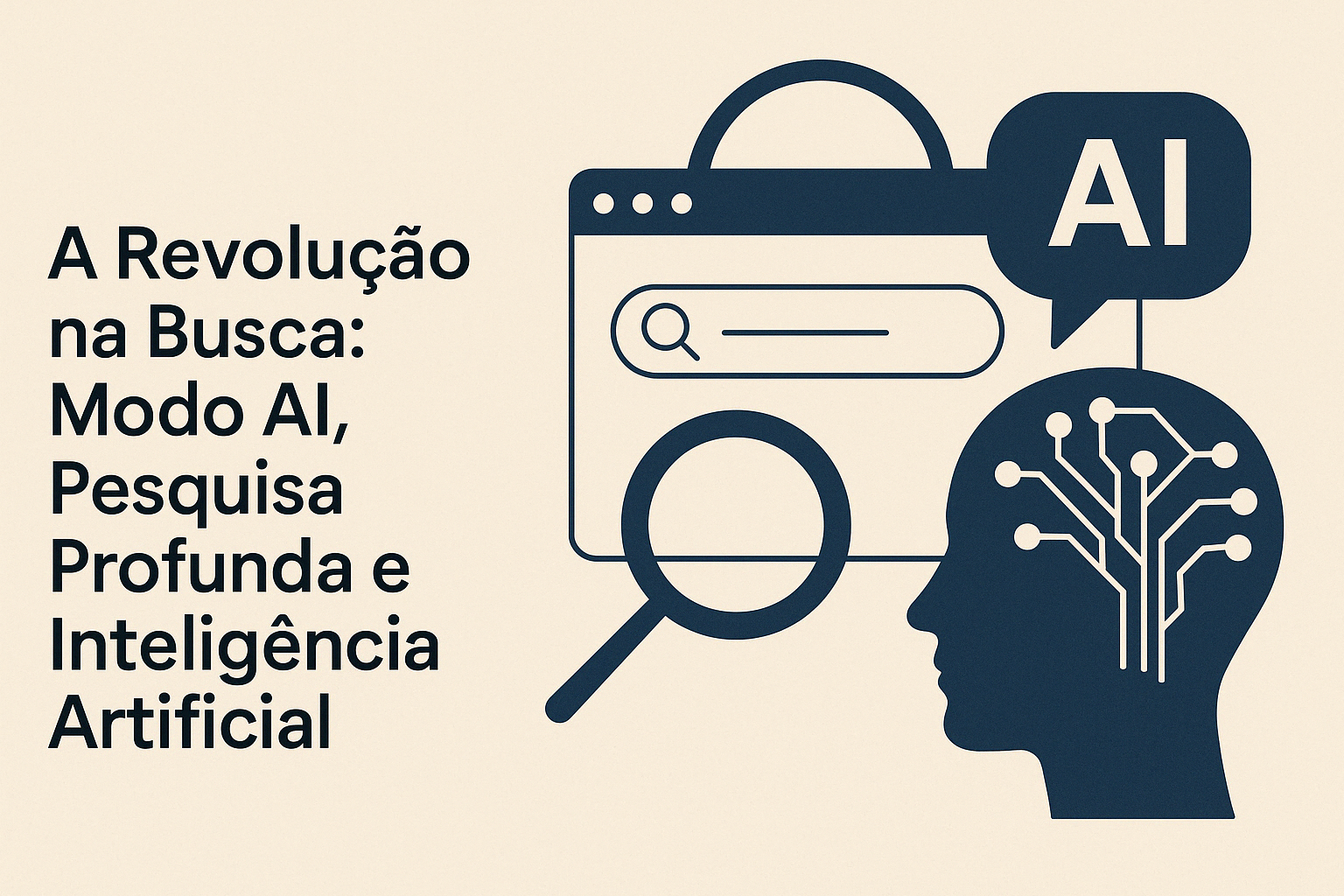 A Revolução na Busca: Modo AI, Pesquisa Profunda e Inteligência Artificial