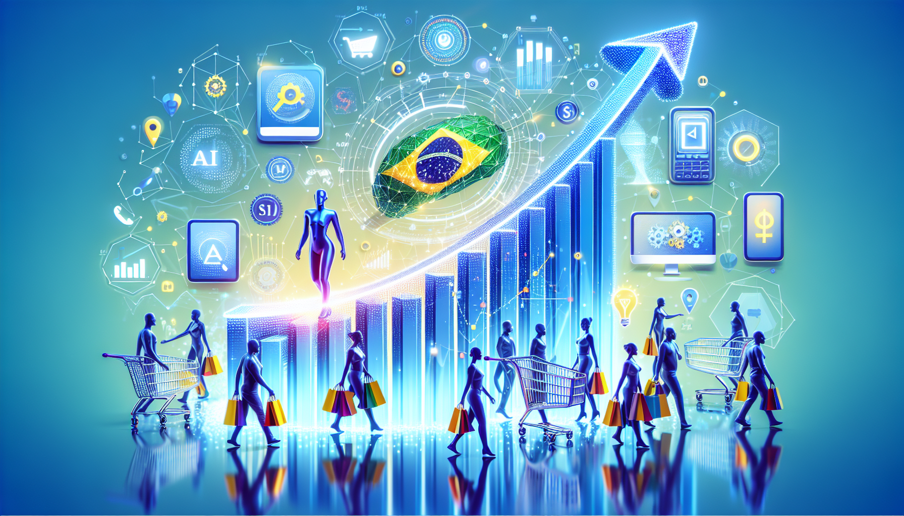 Crescimento da IA Generativa no Comércio Online em 2025
