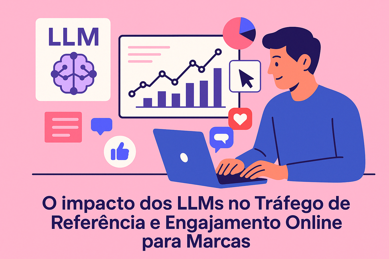 O impacto dos LLMs no Tráfego de Referência e Engajamento Online para Marcas