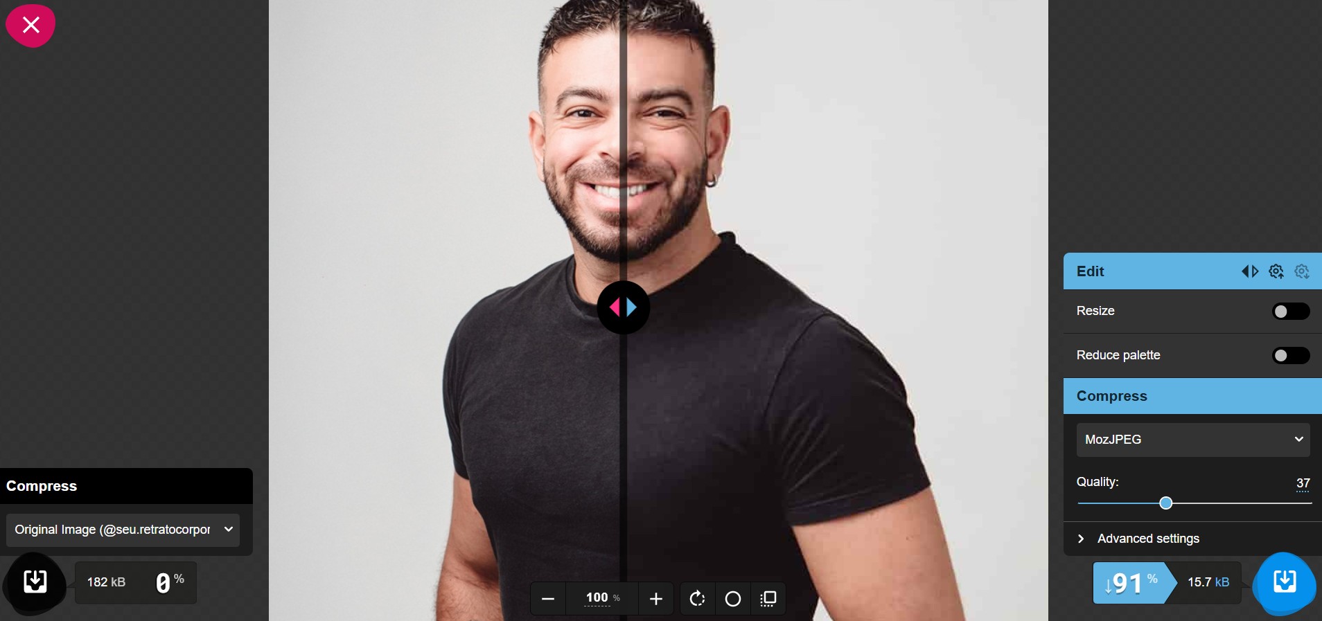 otimização de imagens