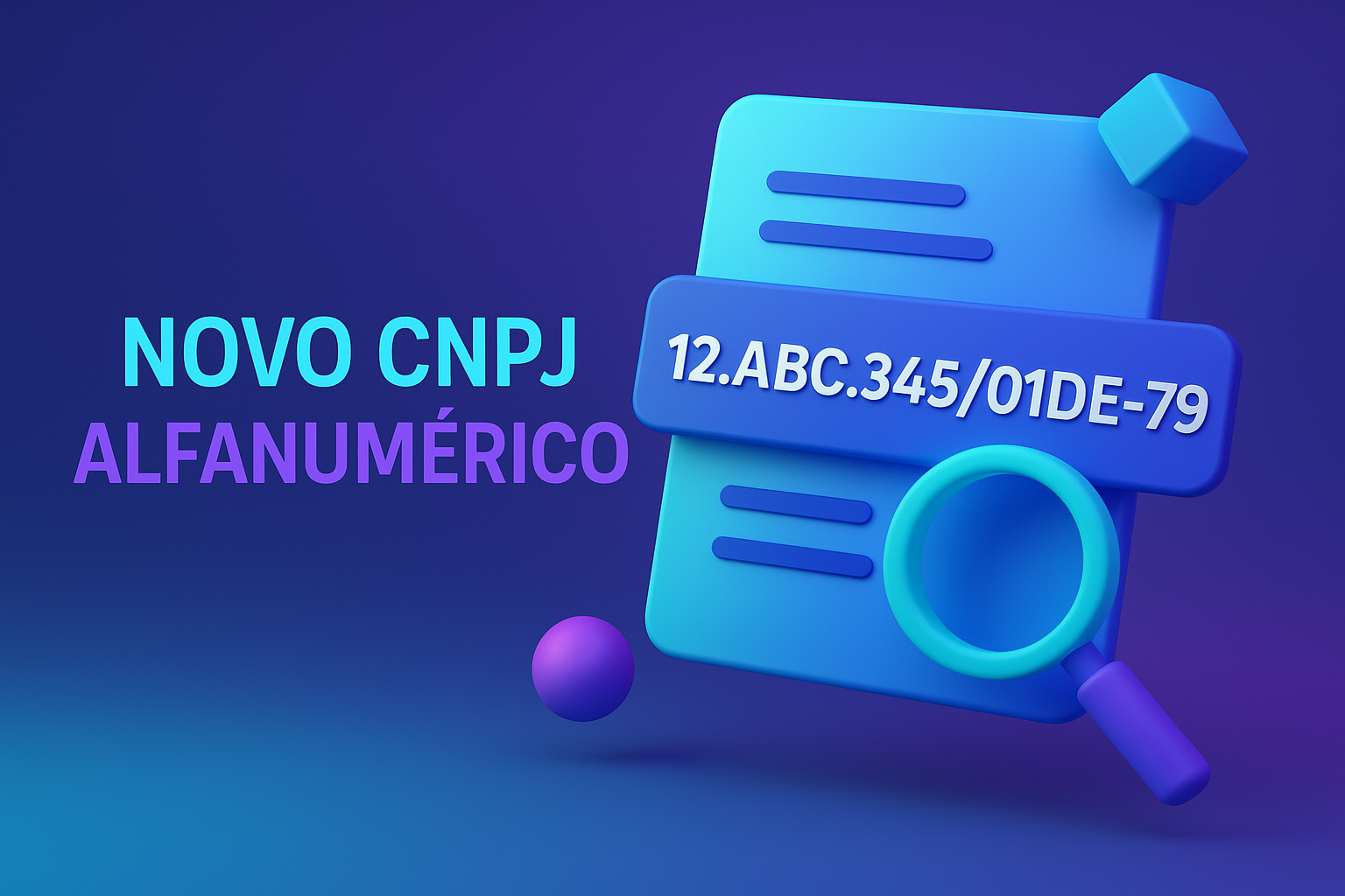 cnpj alfanumérico